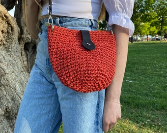 Sac de paille, Sac de marché, Sac à bandoulière au crochet, Sac de plage d’été, Sac à bandoulière, Sac beige, Sac de plage, Sac de raffia, Sac de paille, Sac tricoté