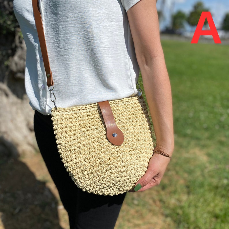 Crochet Wicker Bag, Tote Straw Bag, Summer Woman Large Bag, French Market Bag, Vacation Bag, Crochet Woven Bag, Soulder Beach Bag, Hobo Bag A