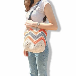 Crochet Bag, Handmade Bag, Woman Shoulder Bag, Gift For Birthday, Boho Bag, Hippie Bag, Market Bag, Vintage Bag, Crochet Tote Bag, Beige Bag