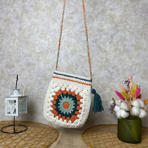 Crochet Sunflower Bag Summer Flower Bag Woman Purse Gift - Etsy