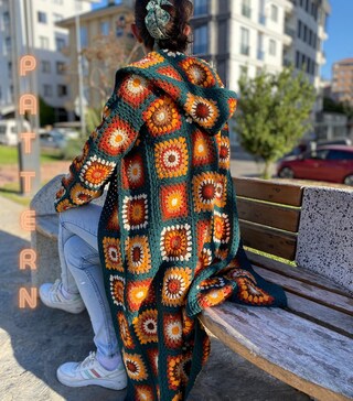 Cardigan Lungo Donna IWOLLENCE - Modello Fidanzato, Morbido E Caldo, Lavorato A Maglia