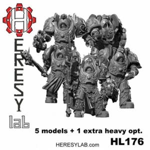 Hermes HK1 Terminator Armor Paladin Squad Bundle- Use for Space Warriors Alternative Sci-fi Miniatures