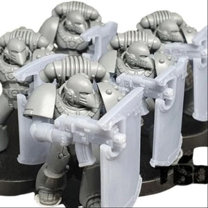 MkVI, MKII, MkIII Breacher Shields & Arms Set x5 - Tight Bore Designs Conversion Bits