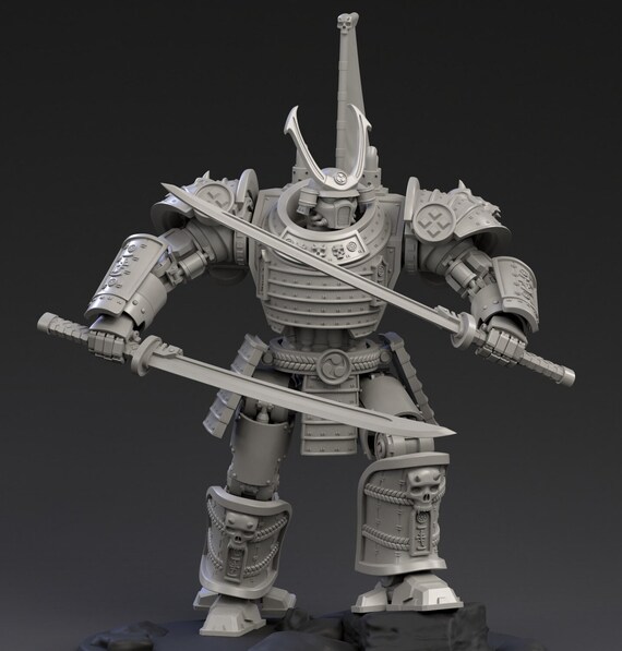 Deamonslayer-samurai Miniature Multi-part Kit: Use for