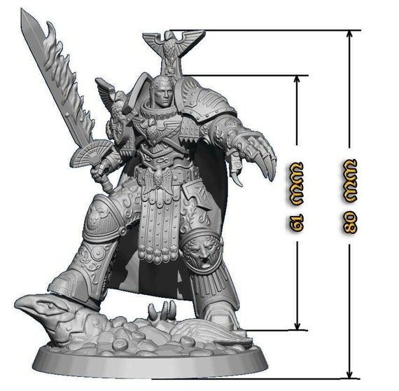 Celestial Knight The Emperor of Mankind Resin Model Unassembled & Unpainted Kit 
