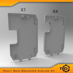 Heavy Bois Breacher Shields X5 Space Warriors Bits
