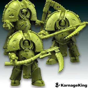 Blight Shroud Terminator Set of Three - Use With Sci-fi Heresy Warriors