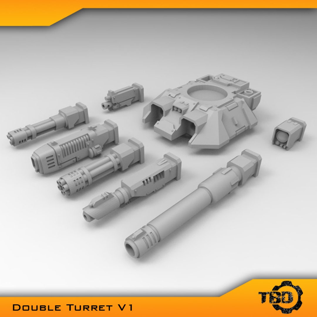 Turret Gc Double Turret V1 Tank Conversion Bits Tight Bore Designs - Etsy Canada
