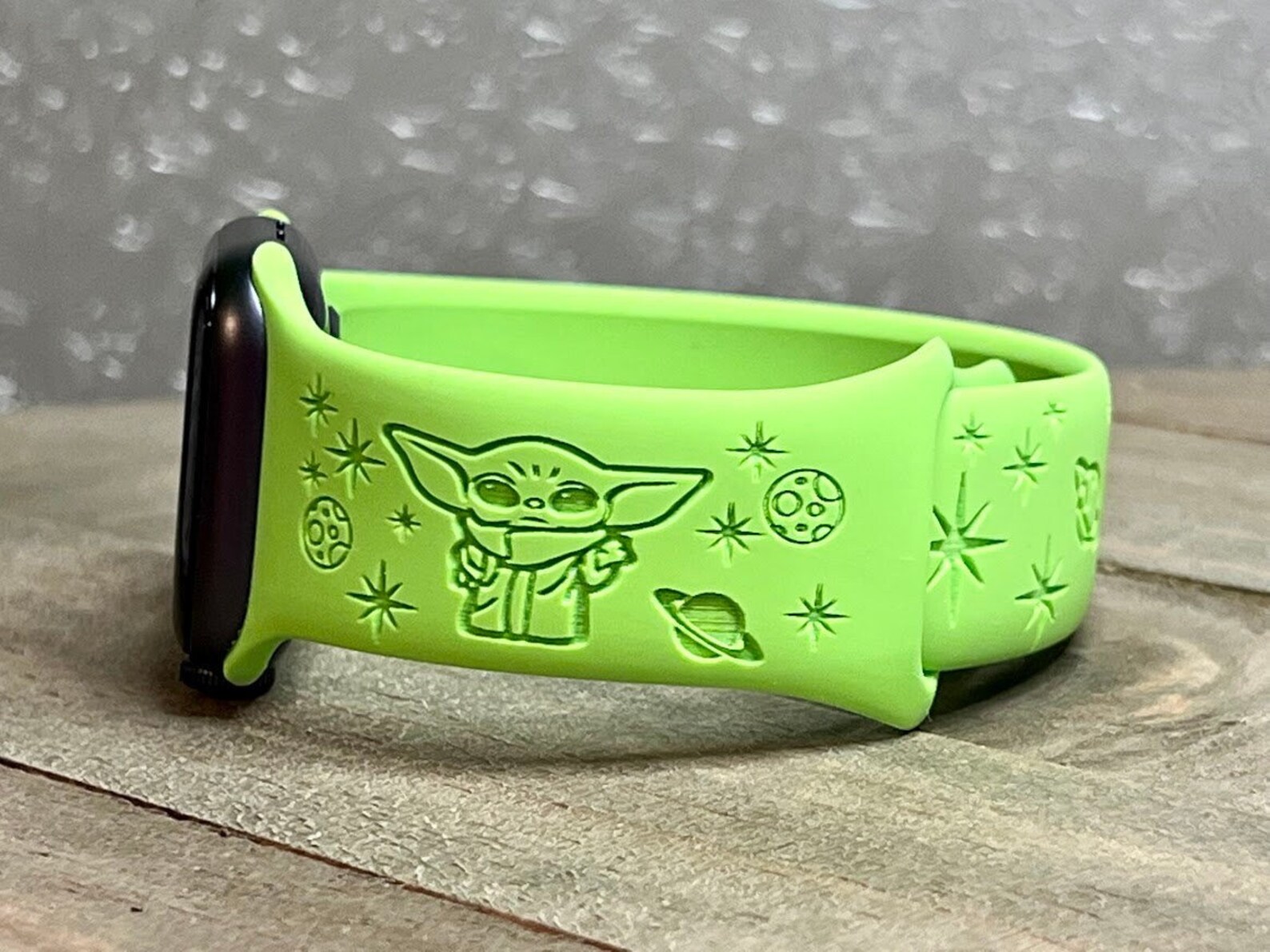Yoda Inspired Watch Band Baby Yoda Inspired Watch Band Laser Etsy Schweiz
