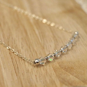 Swarovski Crystal and Sterling Silver Necklace
