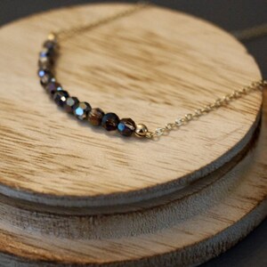 Heliotrope Swarovski Crystal Necklace