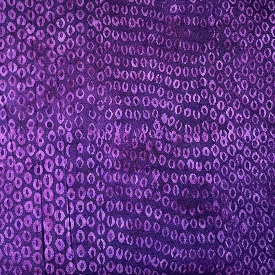 Tonga Batik Fabric Purple Violet Lavender Quilting Cotton Fabric by ...
