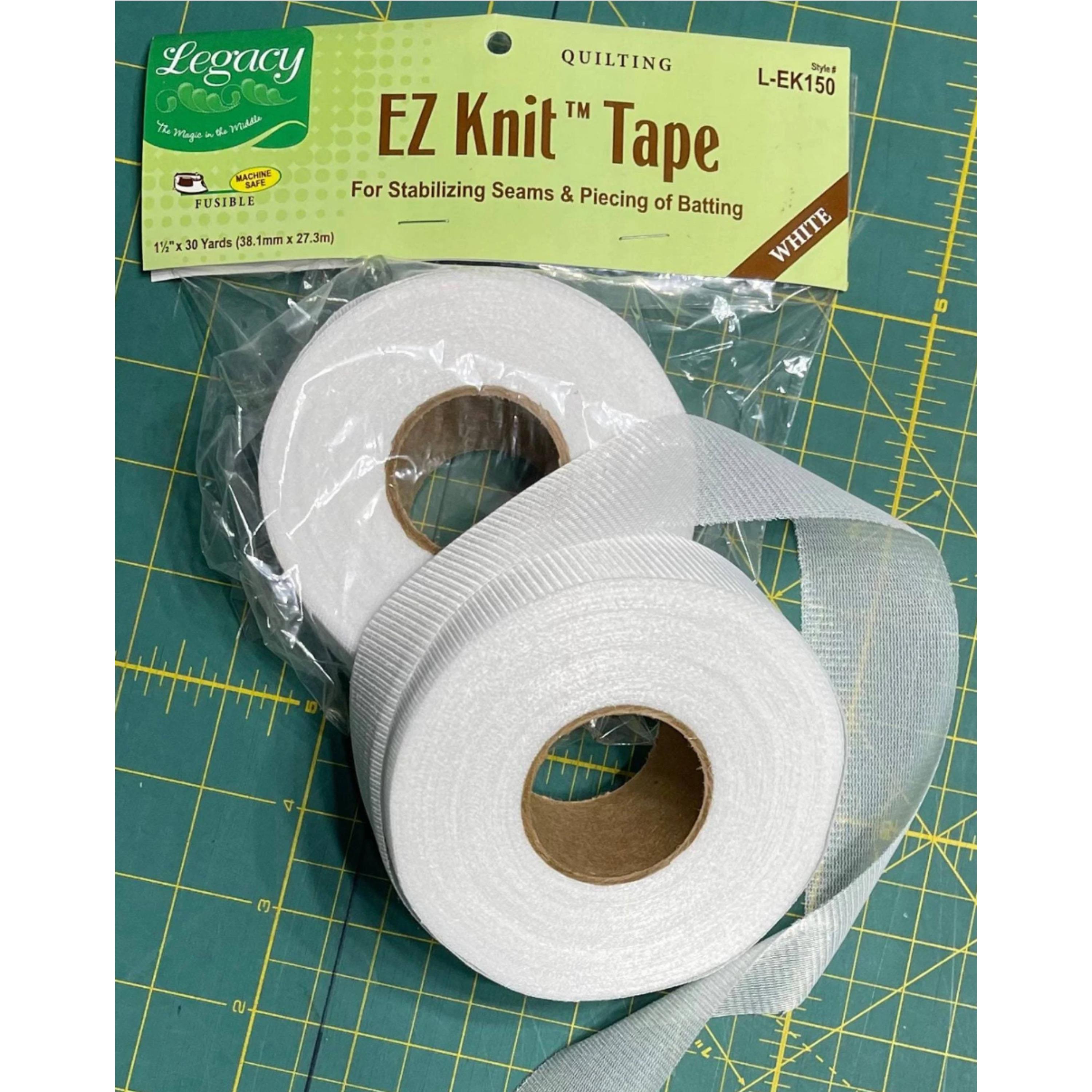 EK150 Easy-knit Fusible Tape, Batting and Seam Tape, Legacy