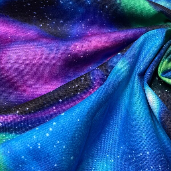 Aurora Borealis Fabric - Etsy