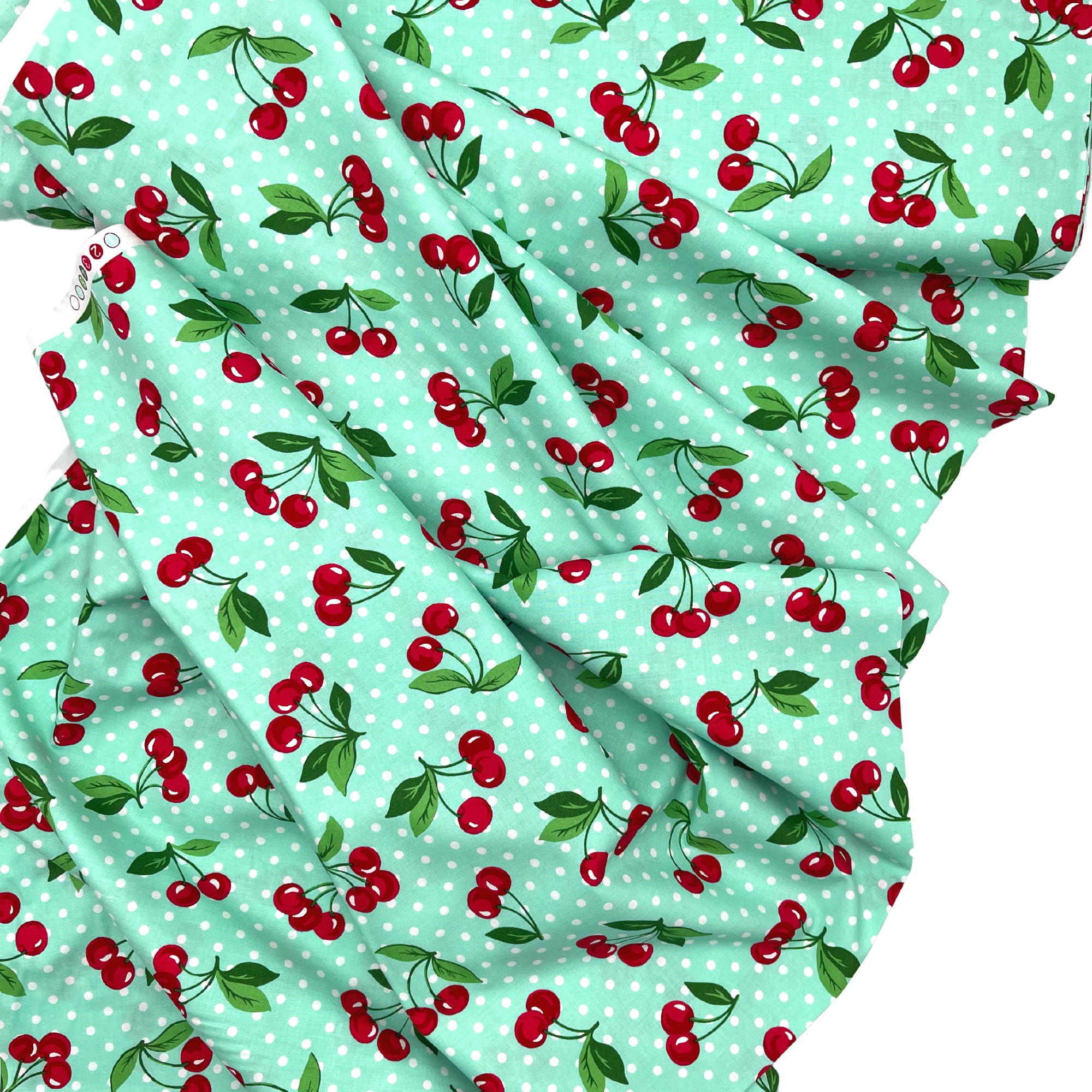 Cherry Print Fabric - {michellepatterns.com}