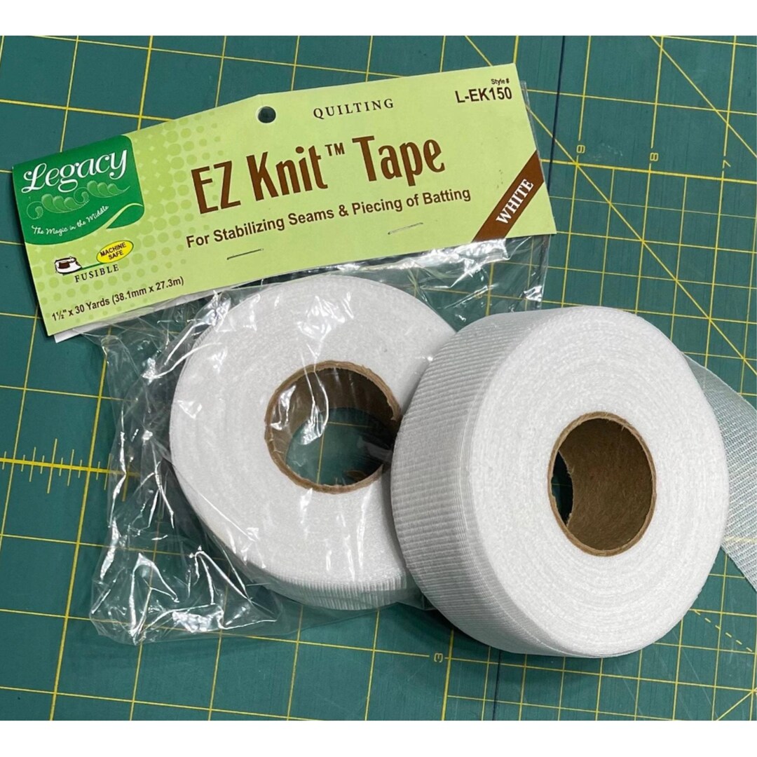 EK150 Easy-knit Fusible Tape, Batting and Seam Tape, Legacy