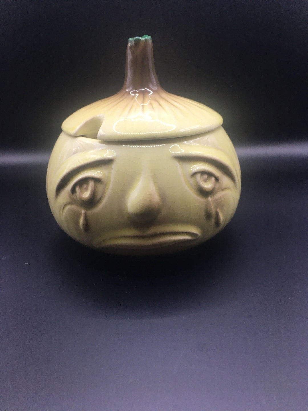 Crying Onion Lidded Face Pot. Marked Made in England Sylvac 4756 - Etsy