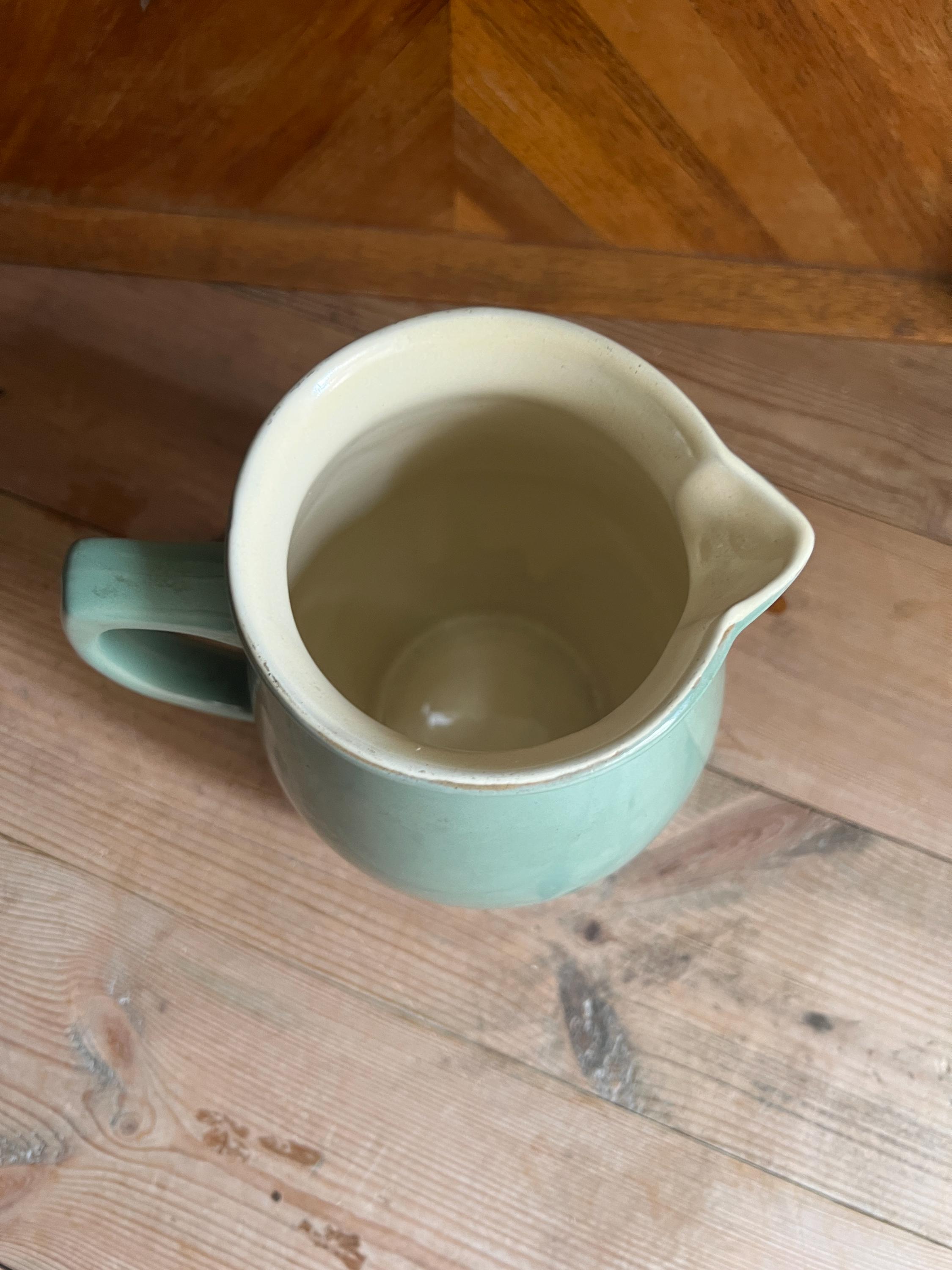 Vintage Denby Jug. Manor Green Pitcher Custard Jug. Stamped Denby ...