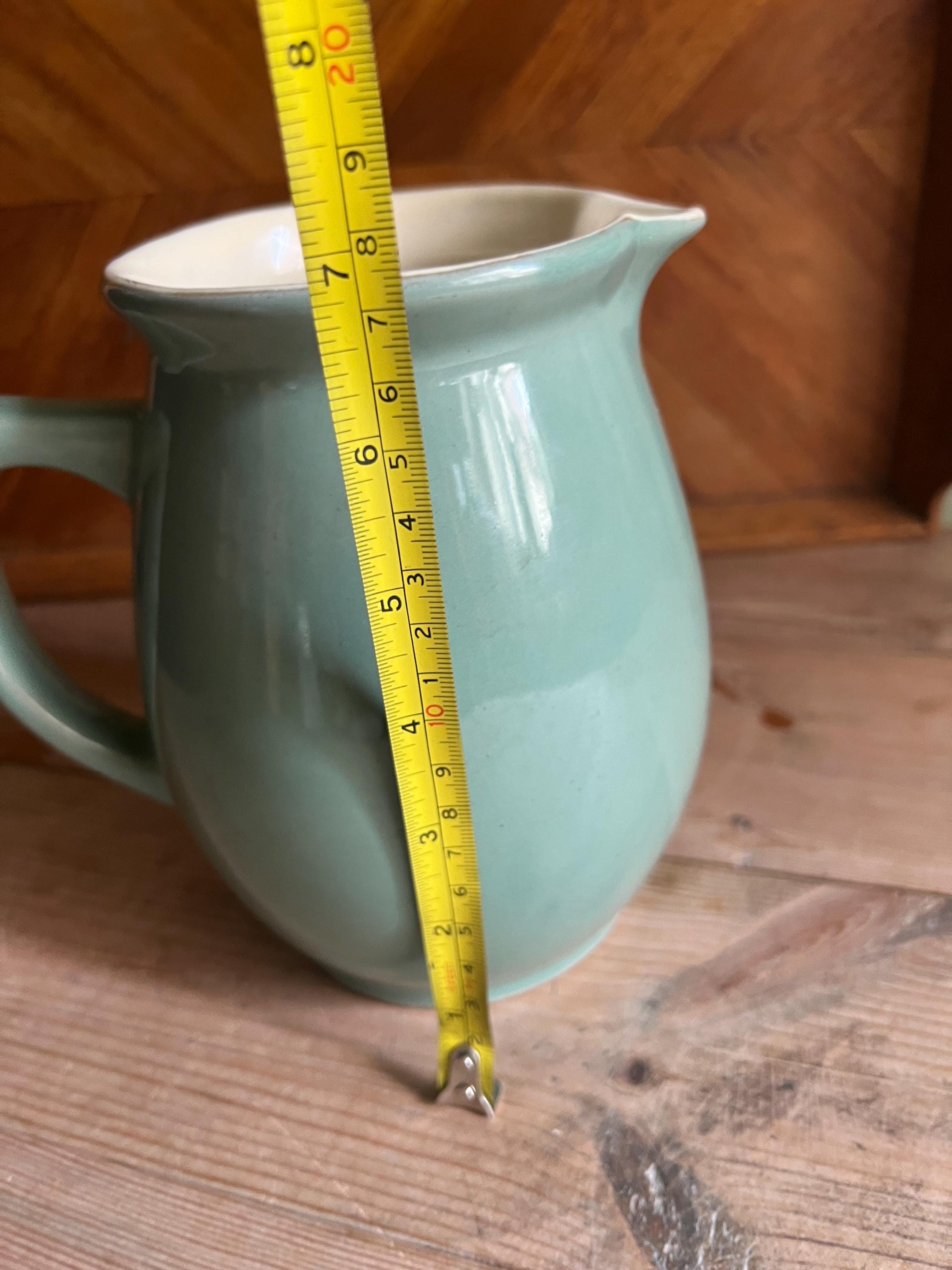 Vintage Denby Jug. Manor Green Pitcher Custard Jug. Stamped Denby ...