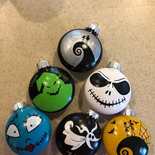 Nightmare Before Christamass Ornament Etsy