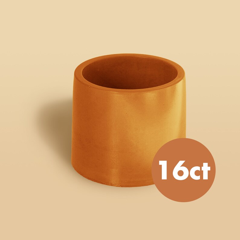 16 Jars 4oz Empty Concrete Candle Vessel Pot for Candle Etsy