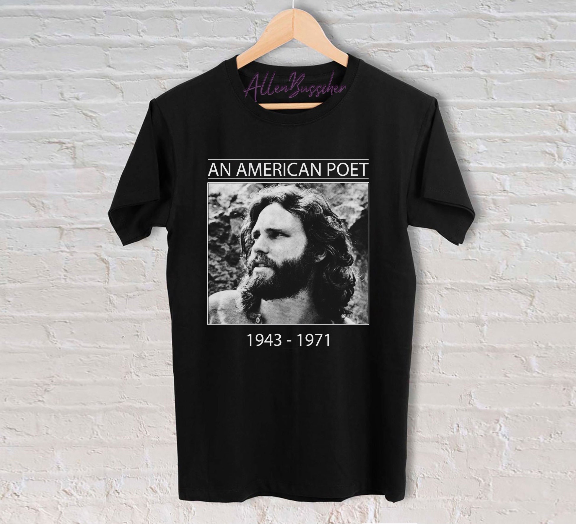 Discover Jim Morrison An American Poet T-shirt, The Doors Rock T-shirt,  Vintage T-shirt, Gift T-shirt, Vintage Shirt