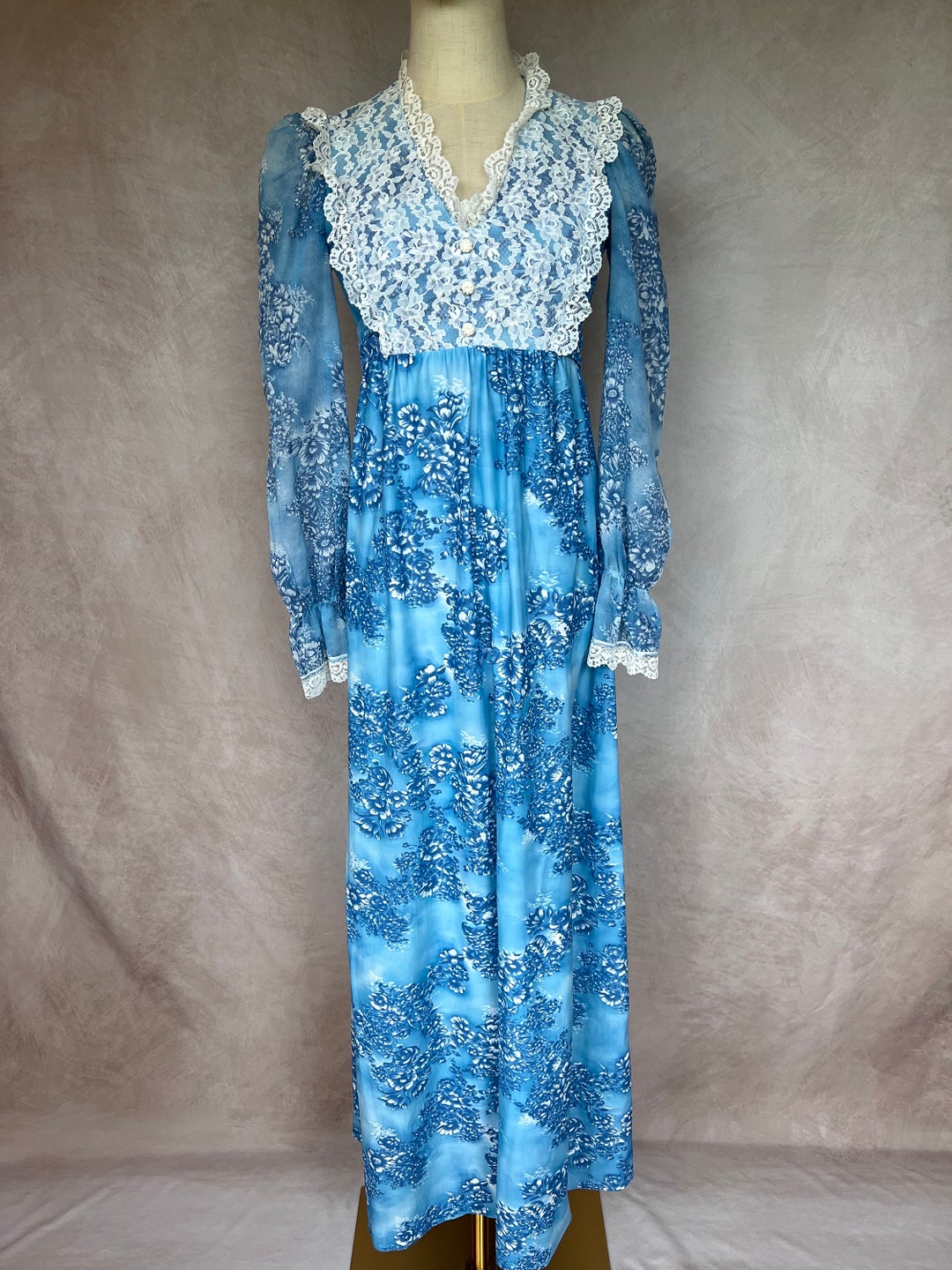 Vintage Gunne Sax Lace Style Dress - Etsy