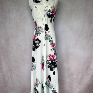 Vintage Mod 1970s Maxi Dress
