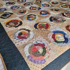 Handcrafted Bullseye Quilt