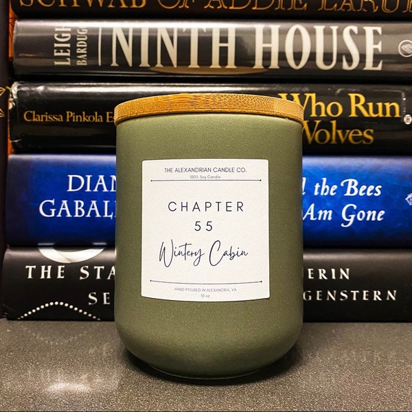 Chapter 55: Wintery Cabin Candle + Wax Melts - 100% Soy Wax, ACOTAR Collection