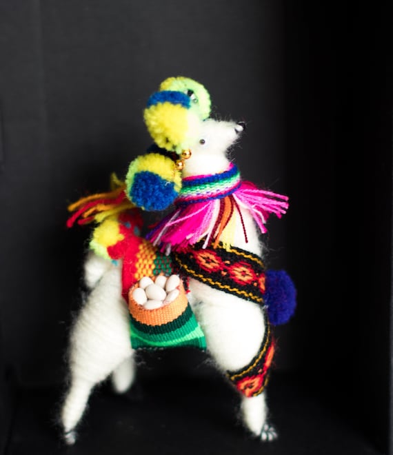 Llama Figure 5.5in Ornament Handmade Llamas Gift Cusco Peru - Etsy