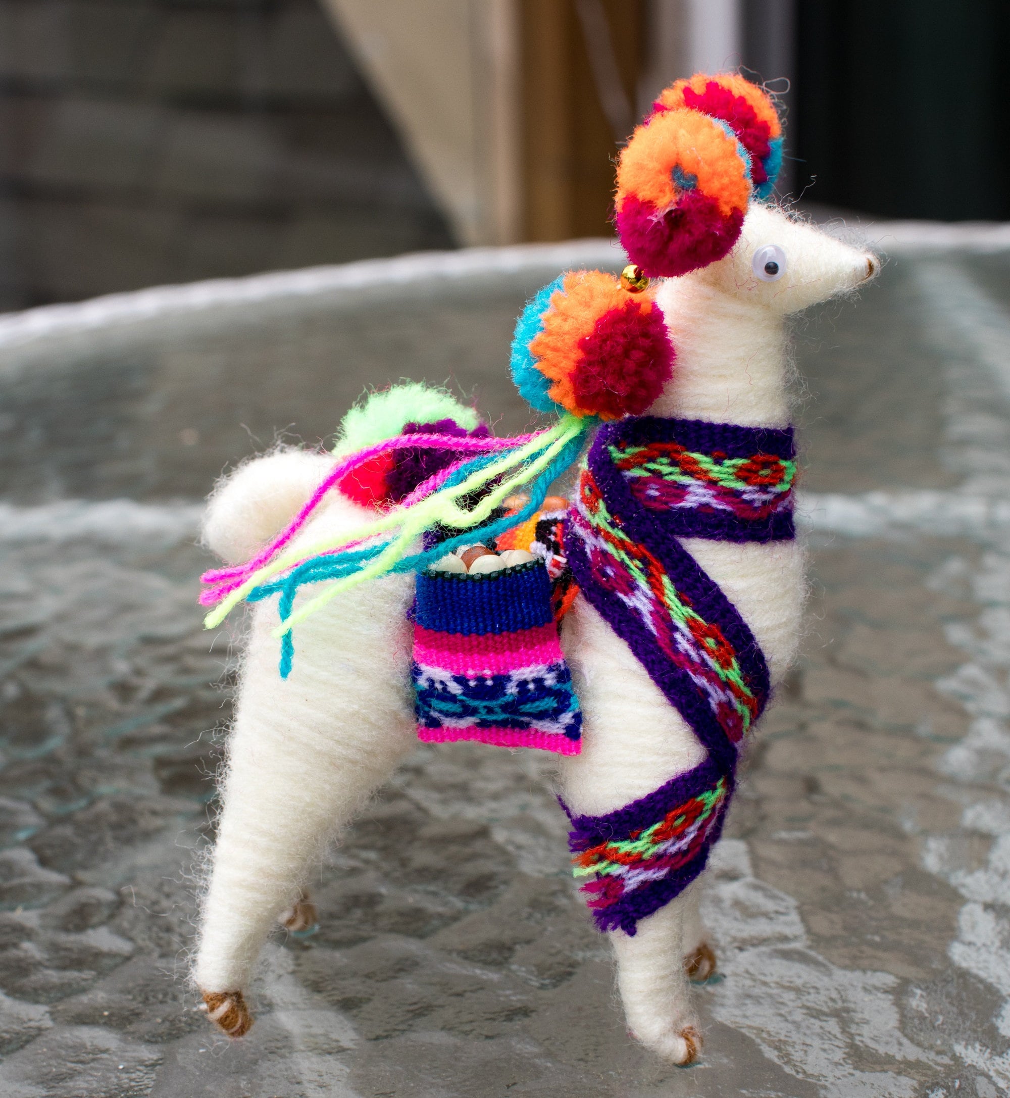 Llama Figure 5.5in Ornament Handmade Llamas Gift Cusco Peru - Etsy