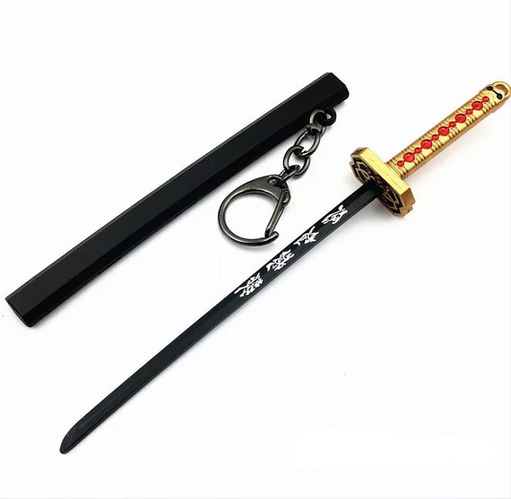 Anime Demon Slayer 15cm Sword Keychain Etsy