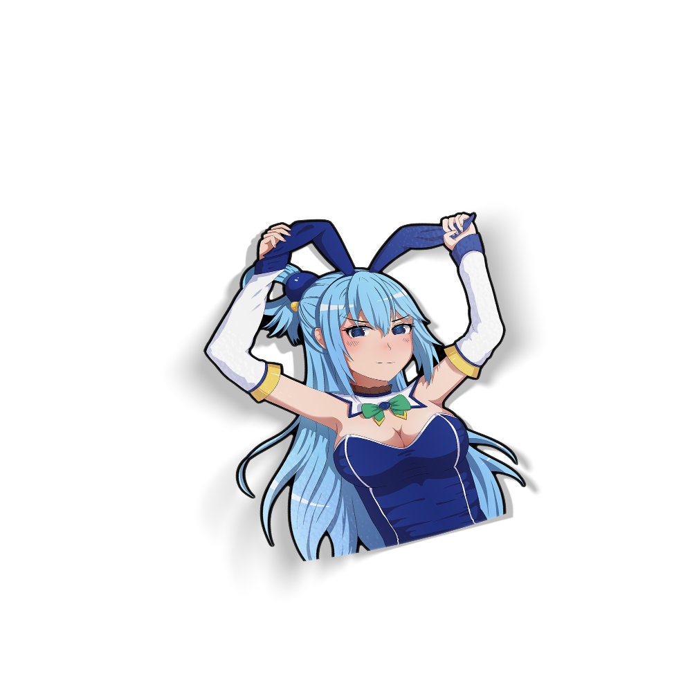 Anime Konosuba Aqua & Darkness & Megumin Large limited Metal Badge