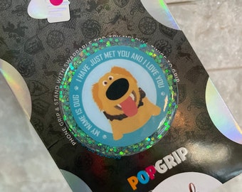 Dug PopSocket ™, Up Phone Grip, Disney Phone Socket, Dog, Gift for