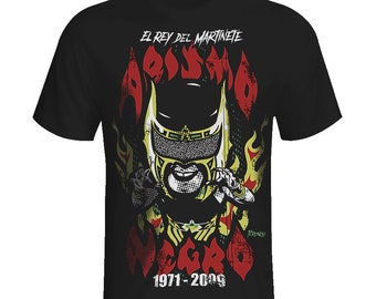 Abismo Negro - Mexican Wrestling T Shirt - El Rey del Martinete - Lucha Libre Mexicana