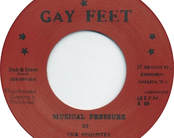 The Fugitives - Musical Pressure / Musical Pressure (Alternative Take) / 7" Vinyl / Reggae Rocksteady