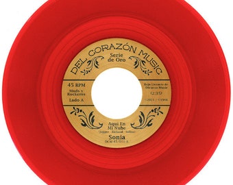 Sonia - Aquí En Mi Nube / Los 4 Ros - Demuéstrame Que Me Quieres / 7" Vinil 45rpm Soul Mod Rock Funk / Del Corazón Music