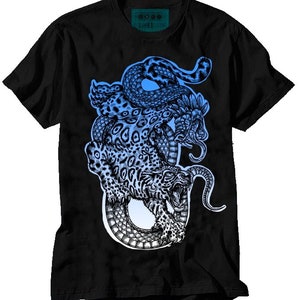 Playera México Mágico - Serpiente Emplumada - Jaguar