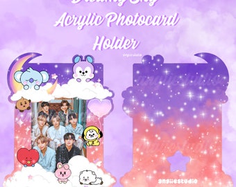 Dreamy Sky Acrylic Photocard Holder