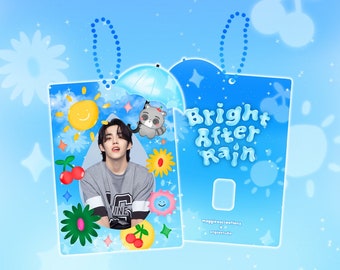 Bright after rain acrylic photocard holder
