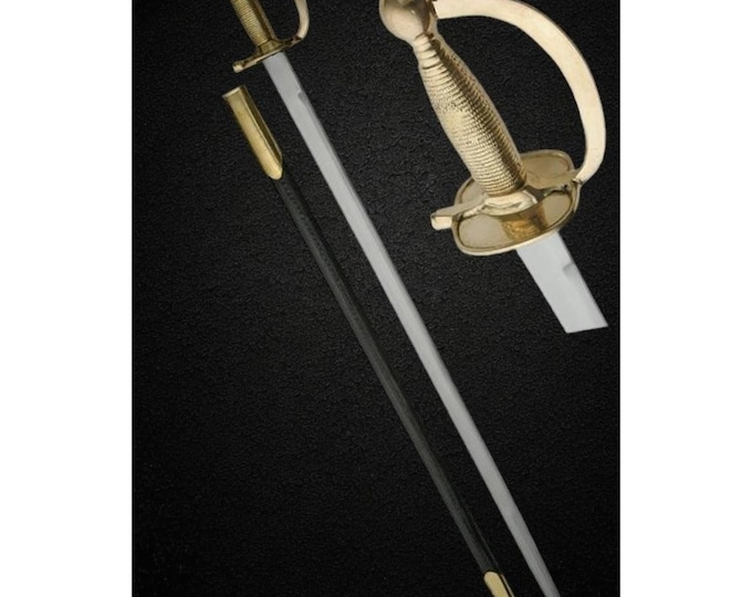 Model 1840 United States Army NCO Sword with Leather Scabbard