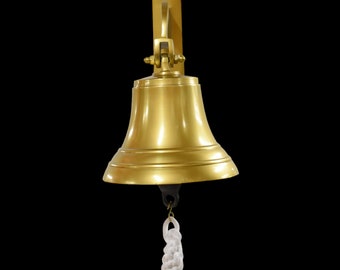 GoldGiftIdeas Brass Om Hanging Bell, Indian Hanging Bells for Door and  Wall, Housewarming Gift