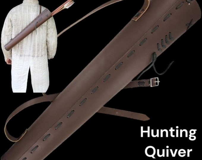 Medieval Leather Hunting Quiver Archery