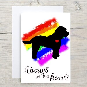 Cockerpoo A6 (14"x 6") Sympathiekarte (Blanko Innen) von Starprint Geschenke und Designs. Viel Platz, um ihre eigene Nachricht drinnen zu schreiben.