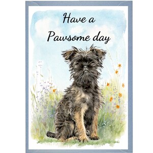 Affenpinscher Partykarte (innen leer) von Starprint Geschenke und Designs. Kann personalisiert werden.