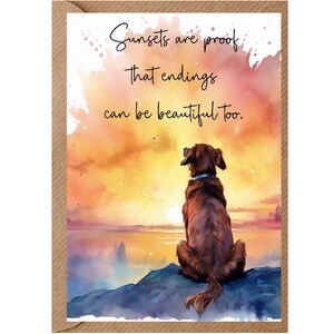 Dog Design No 15 A6 (4 "x 6") Trauerkarte (innen leer) von Starprint Geschenke und Designs ." Blank, um Ihre eigene Nachricht hineinzuschreiben.