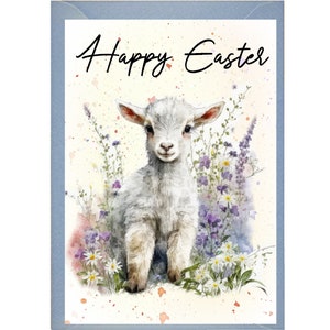 Biglietto d'auguri di Pasqua personalizzato/Notelet (15,2 x 10,2 cm) con busta, ideale per ogni occasione. Può essere lasciato vuoto se si preferisce
