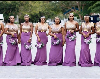 Ankara wedding dresses for maids outlet