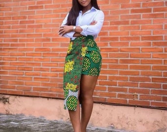 Ankara fitted skirt, Elegant bodycoon skirt for  women, Stylish Ankara Skirt for Women, African Party Skirt